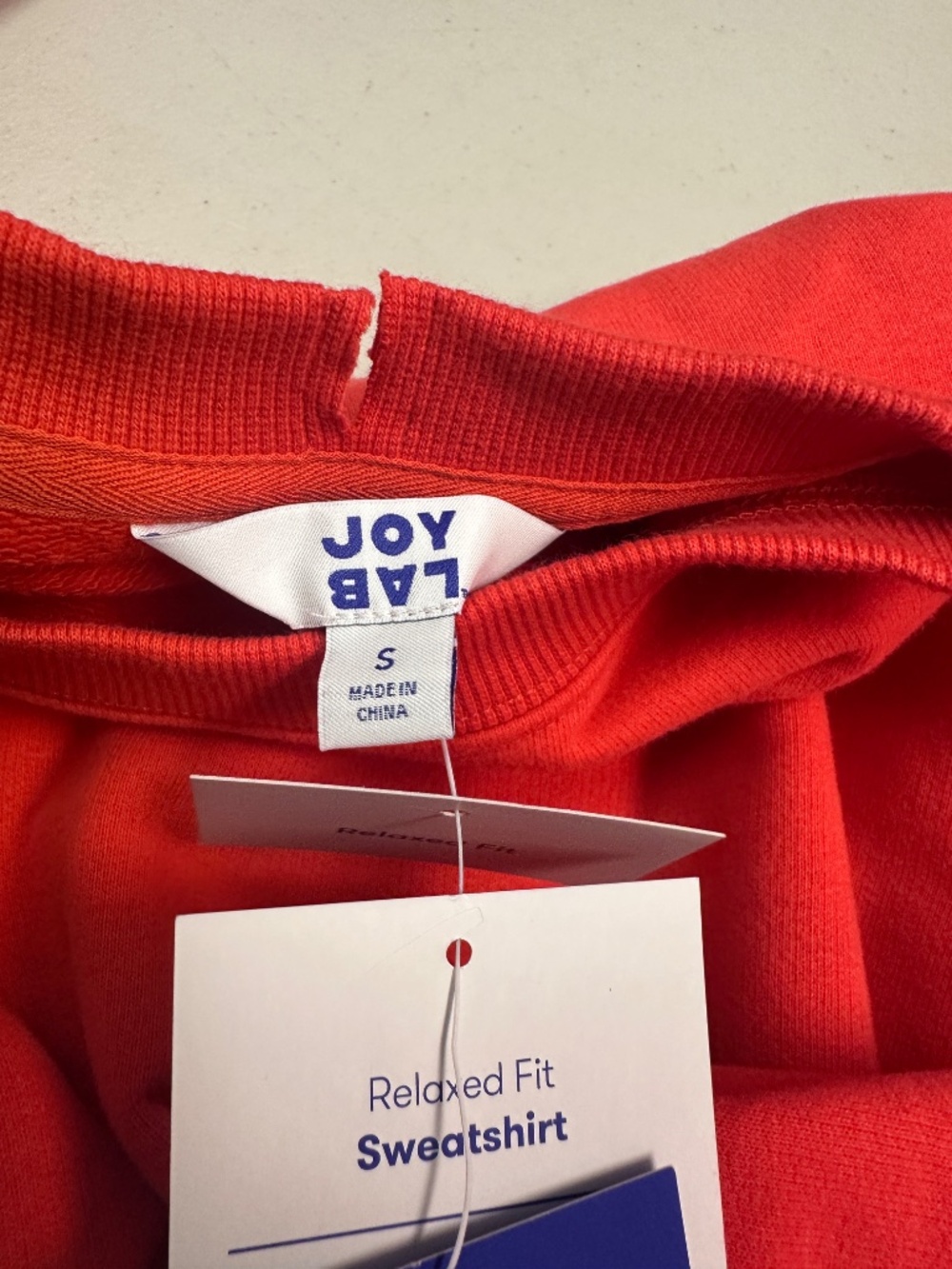 JoyLab Women's Star Graphic French Terry Oversized Crewneck Sweatshirt. Sz S. - Picture 7 of 8
